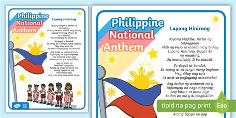 philippines national anthem in english